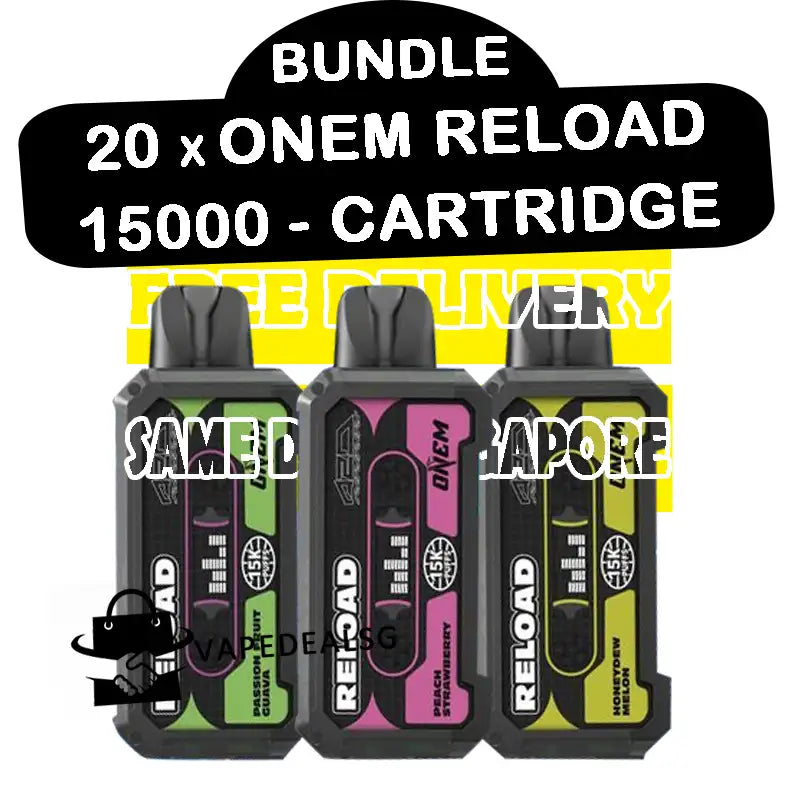 20pcs-onem-reload-15000-cartridge-pod-bundle-vapedealsg-singapore