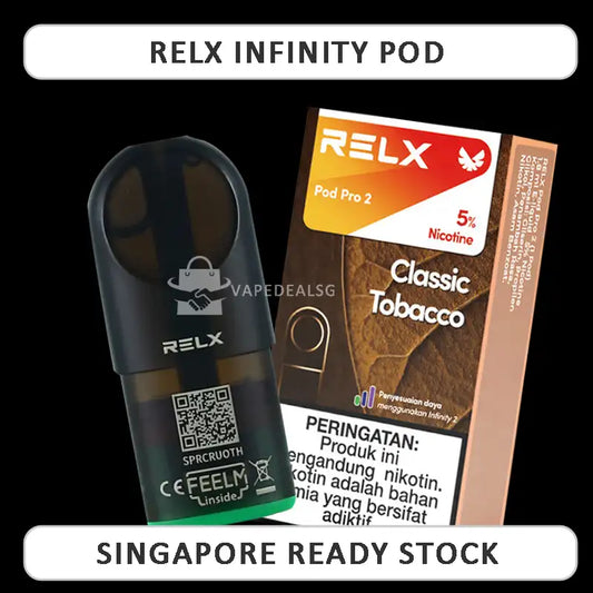 RELX Infinity Pod Singapore ready stock authentic RELX pods same day delivery